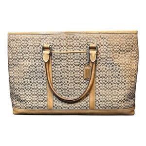 Vintage Coach Tote Laptop Bag  Rare